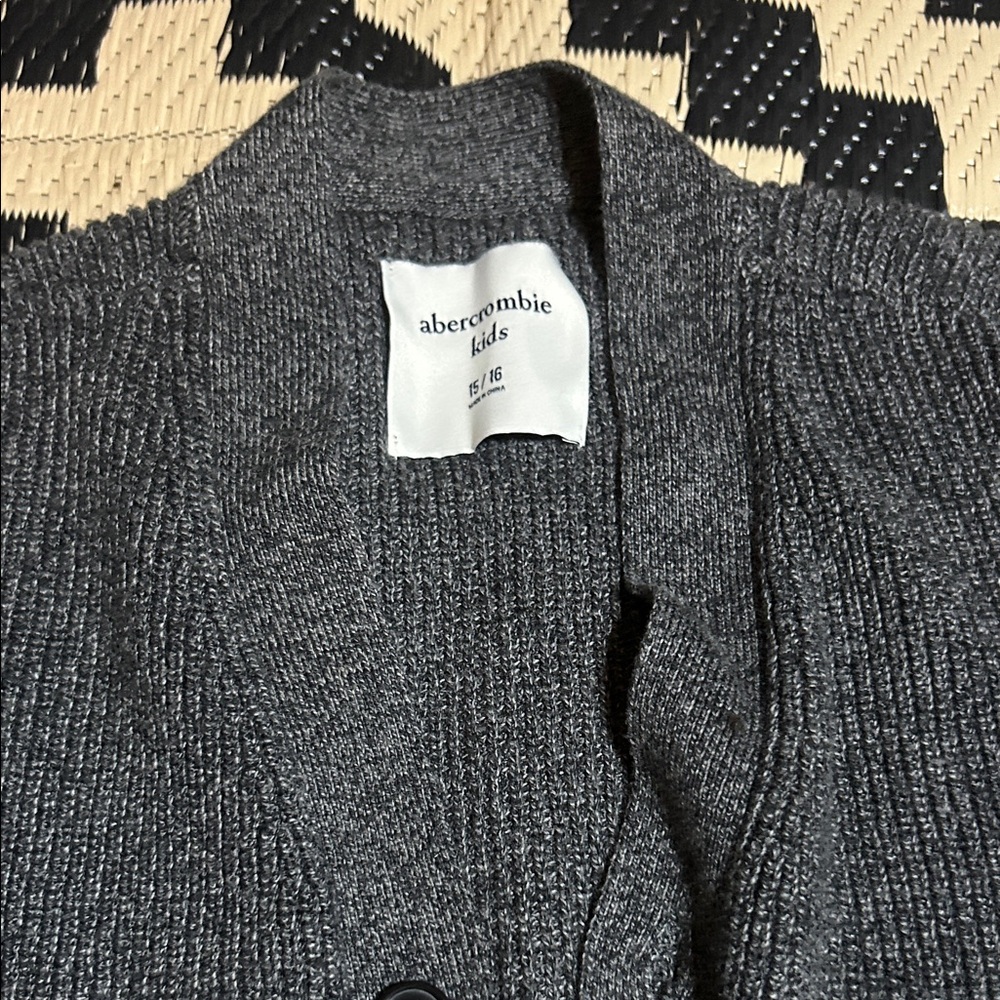 Abercrombie Kids Charcoal Knit Sweater